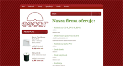 Desktop Screenshot of escar.pl
