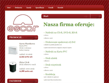 Tablet Screenshot of escar.pl