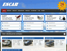 Tablet Screenshot of escar.sk